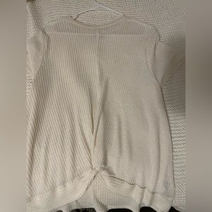 true craft white ripped knot t shirt